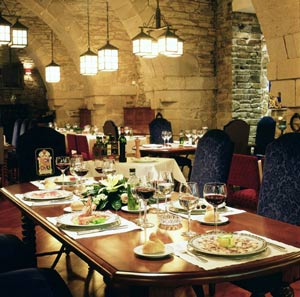 Dinner in the Parador of Santiago de Compostela