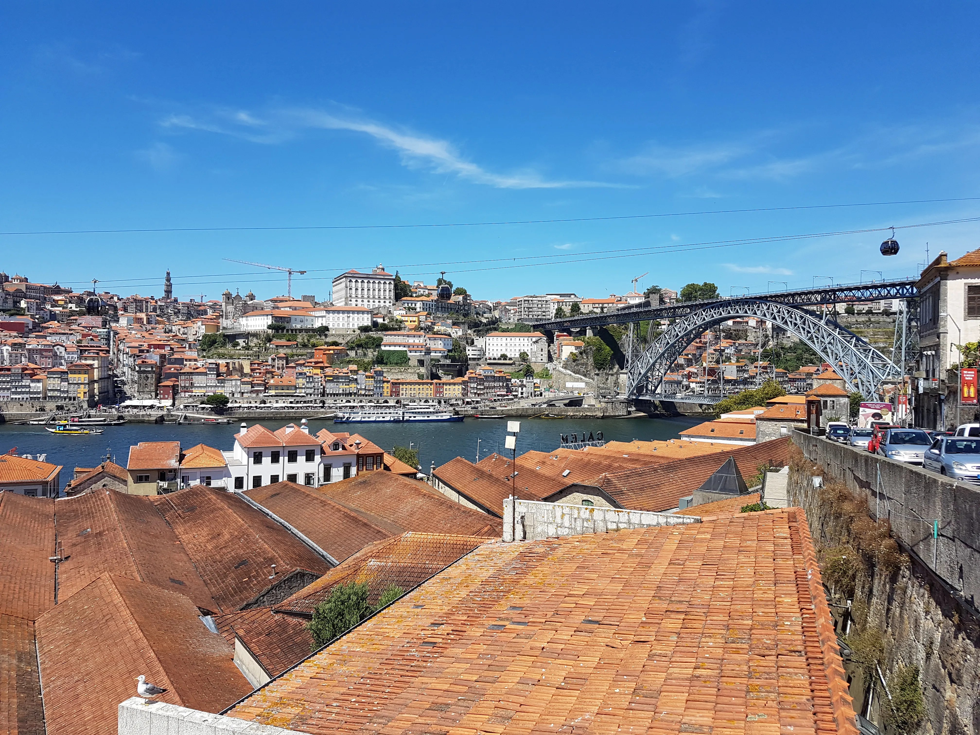 Porto and Vila Nova de Gaia on opposite banks of the Douro.