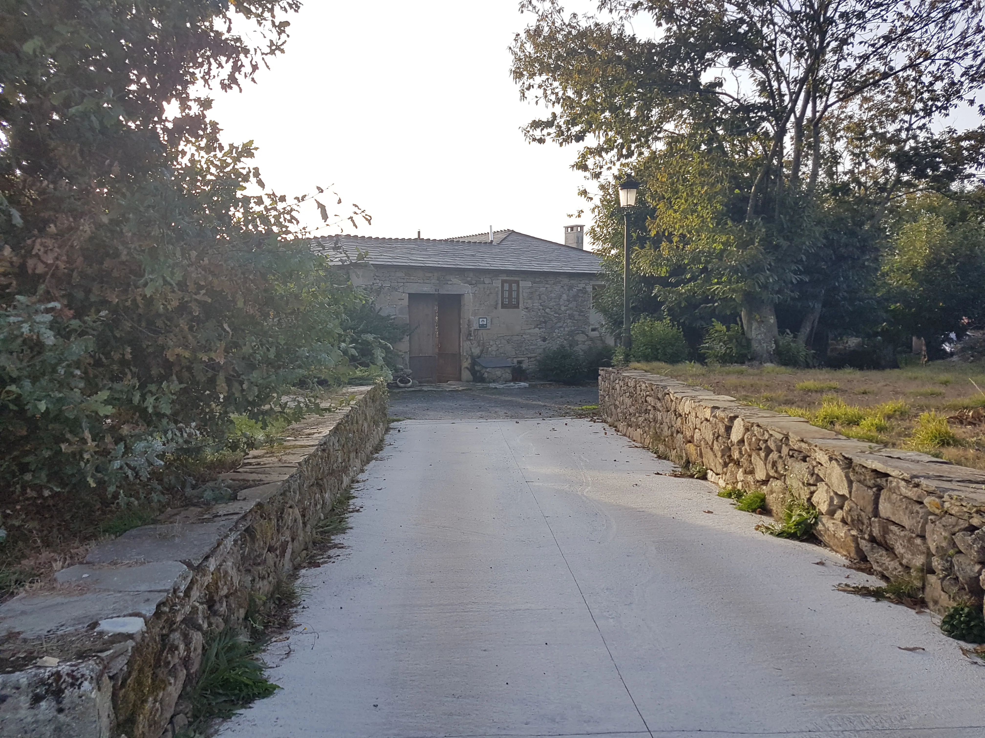A traditional rural property in Galicia on the final French Way.