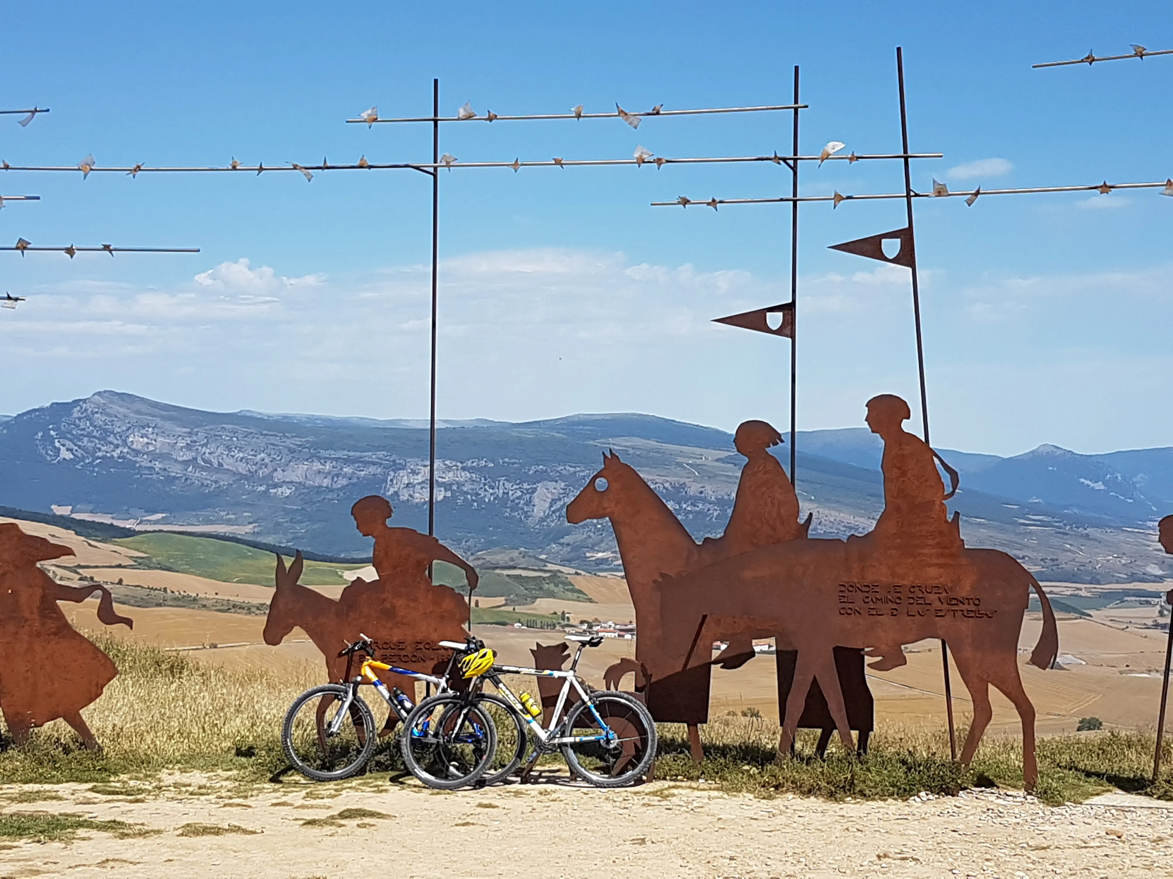 Landscape along the French Way to Santiago