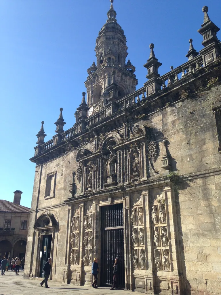 The Holy Door at Santiago Cathedral.