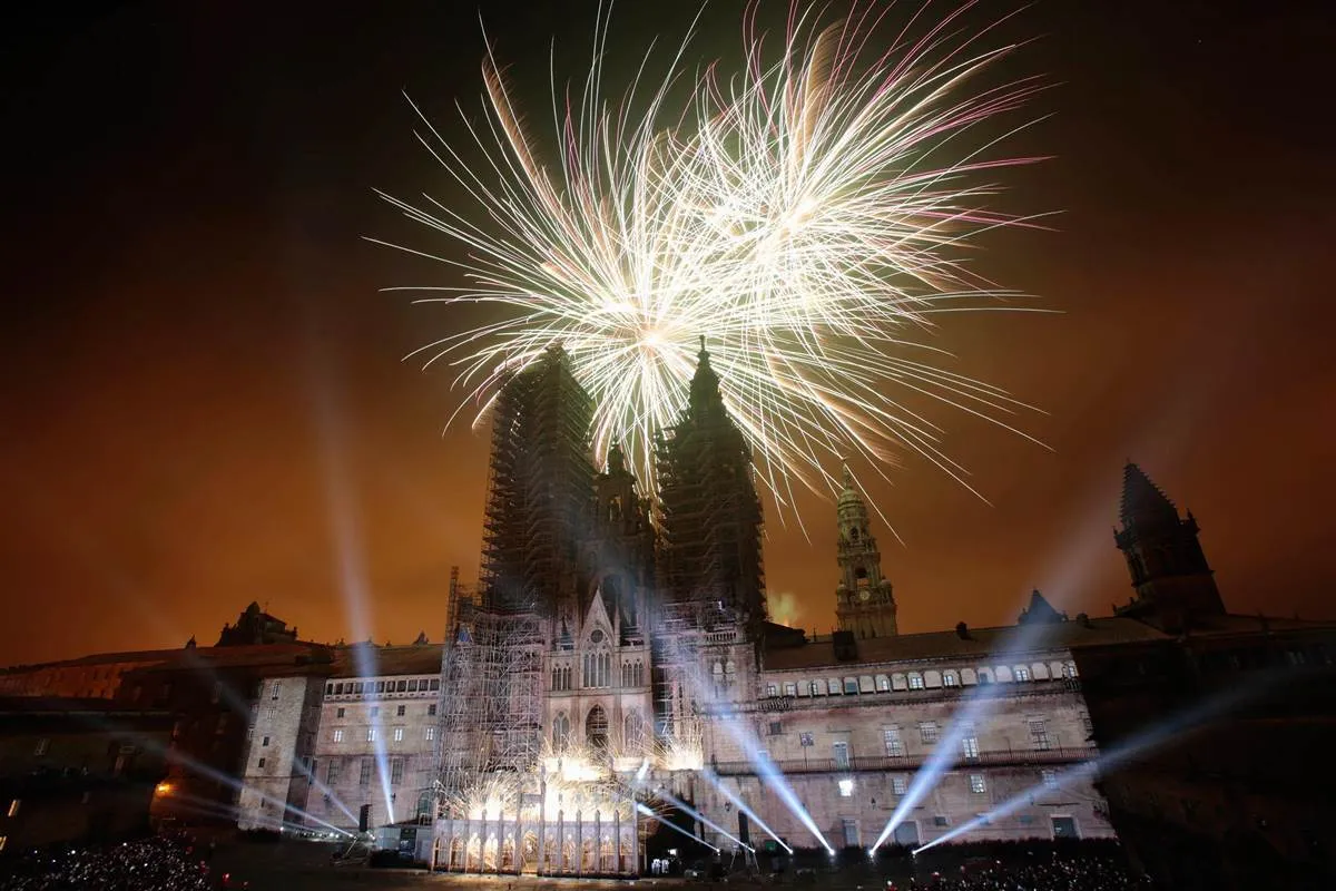 Celebrations for the Feast of Saint James in Santiago de Compostela.