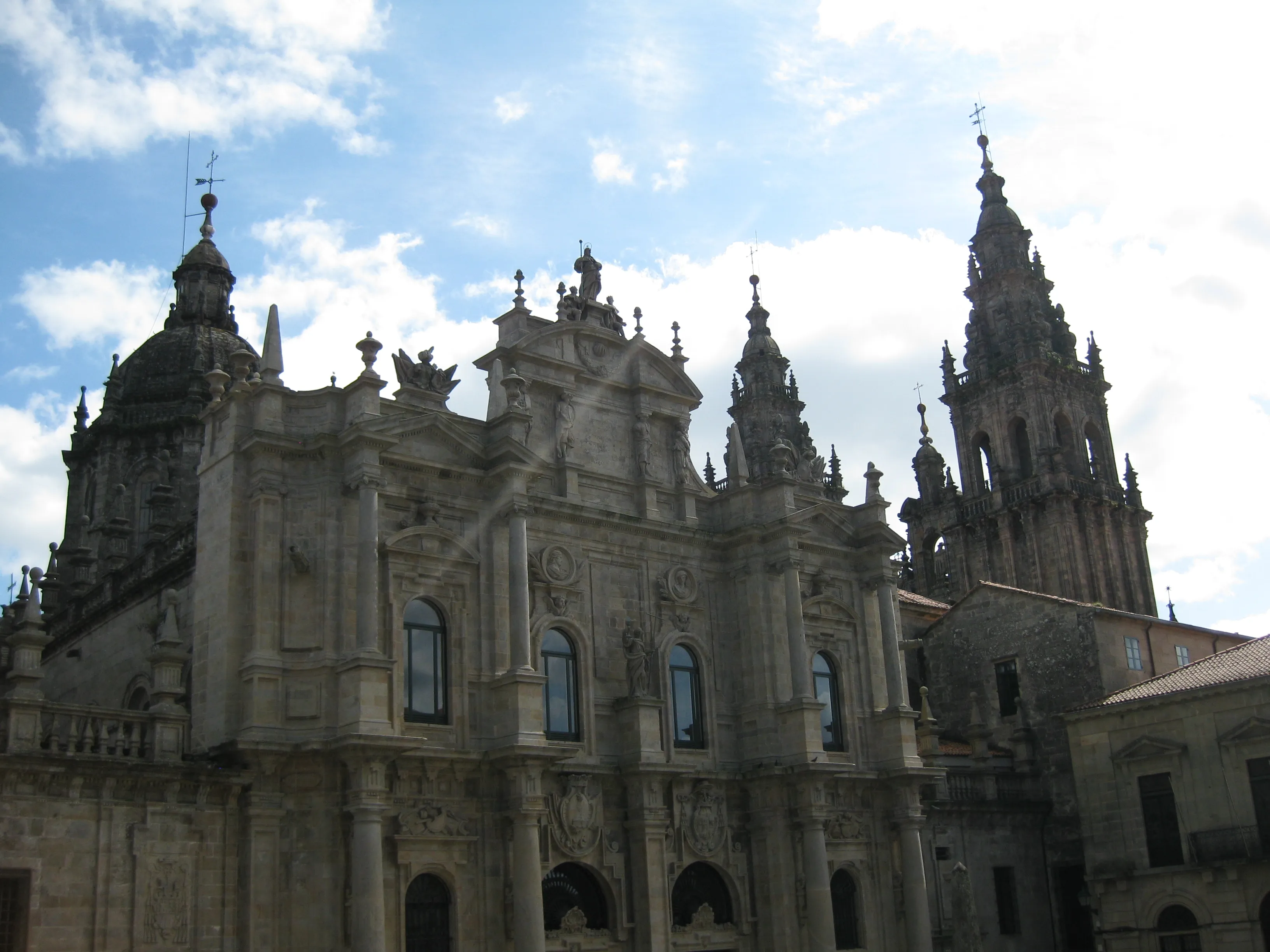 A public gathering in Santiago de Compostela.